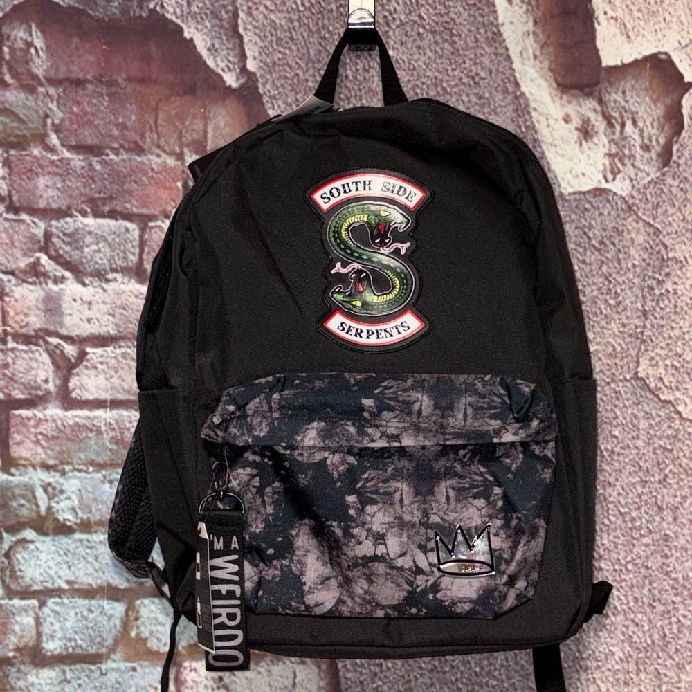 Riverdale Backpack Bag South Side Serpents Jughead Archie Veronica Betty NWT